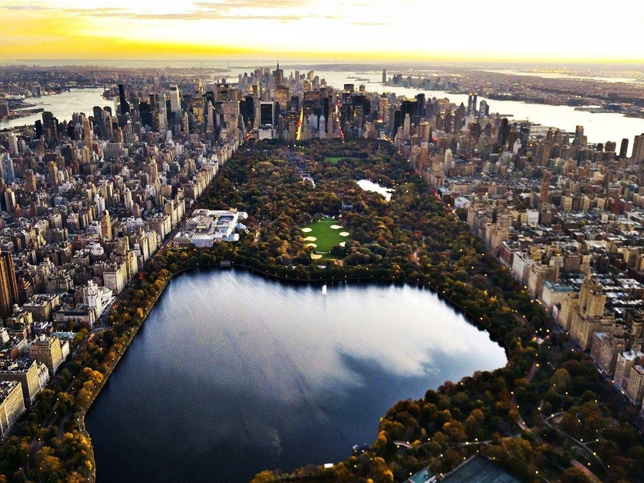 New York City Central Park Background Wallpaper HD, Wallpaper