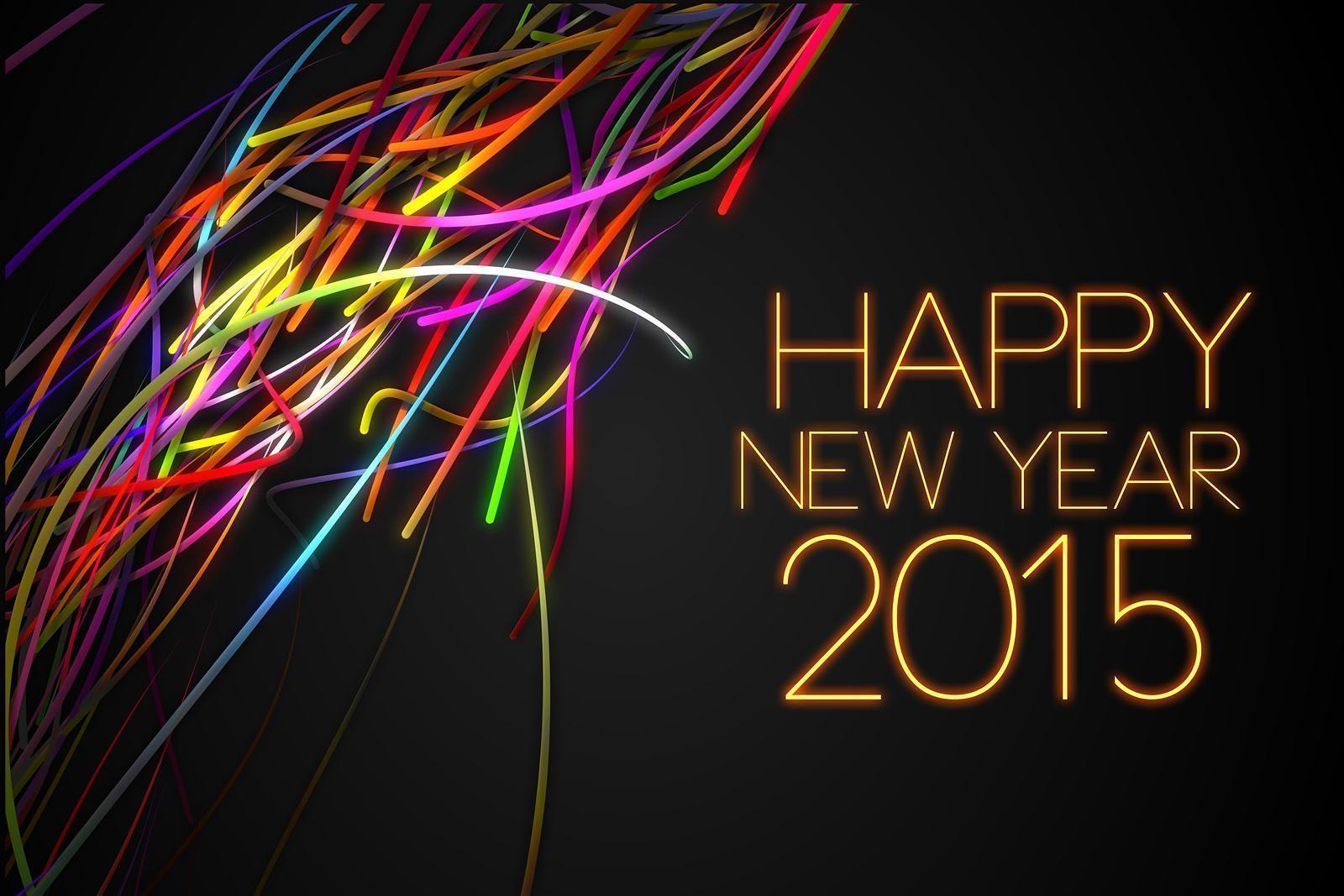 Happy New Year 2015 Abstract Image Wallpaper Wallpaper