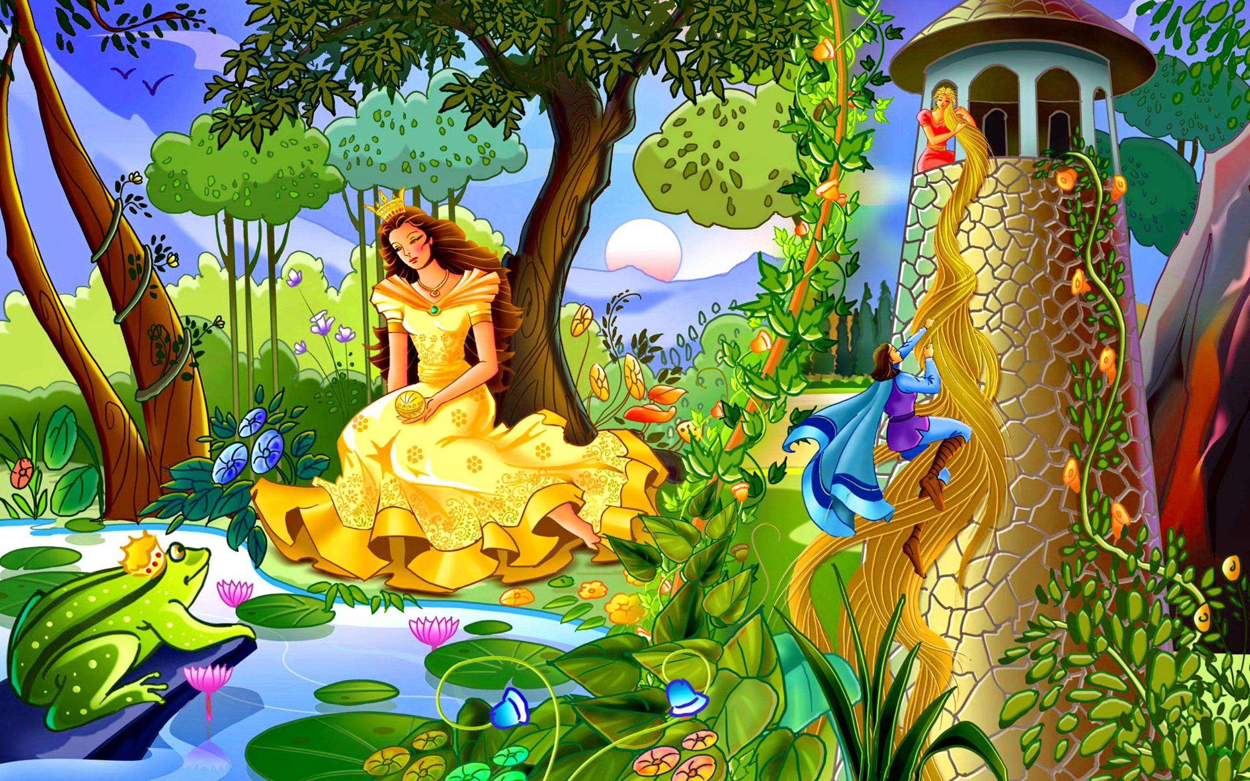 HD Colorful Fairytale Wallpaper