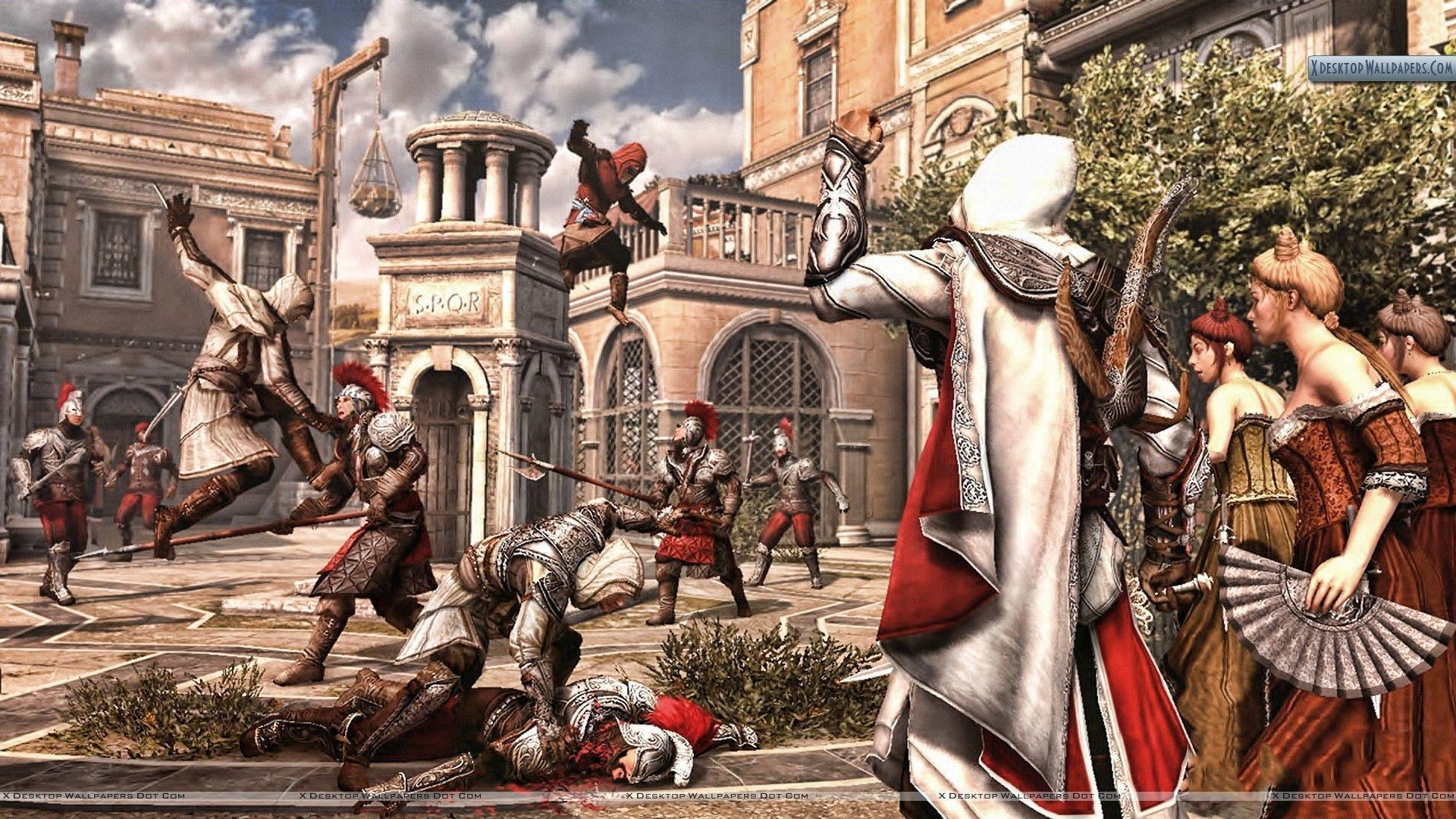 Assassins Creed Brotherhood Building View Wallpaper