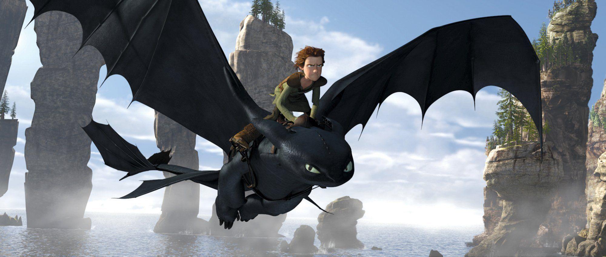 Hiccup & Toothless to Train Your Dragon Photo