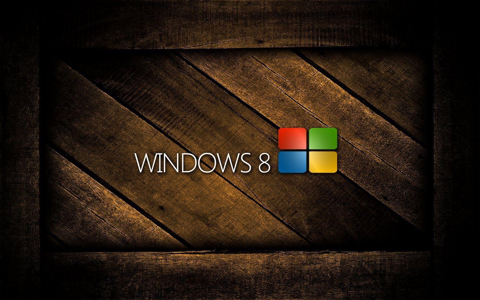 Windows 8 wooden effect HD 1080 Wallpaper