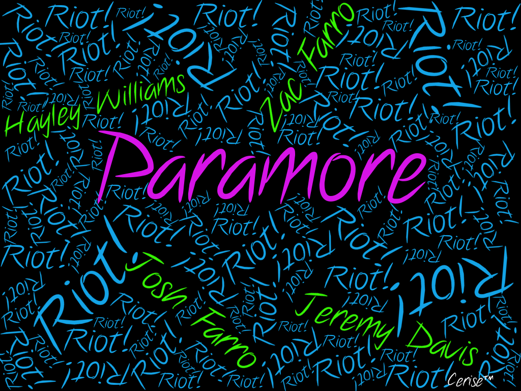 Riot Paramore Background