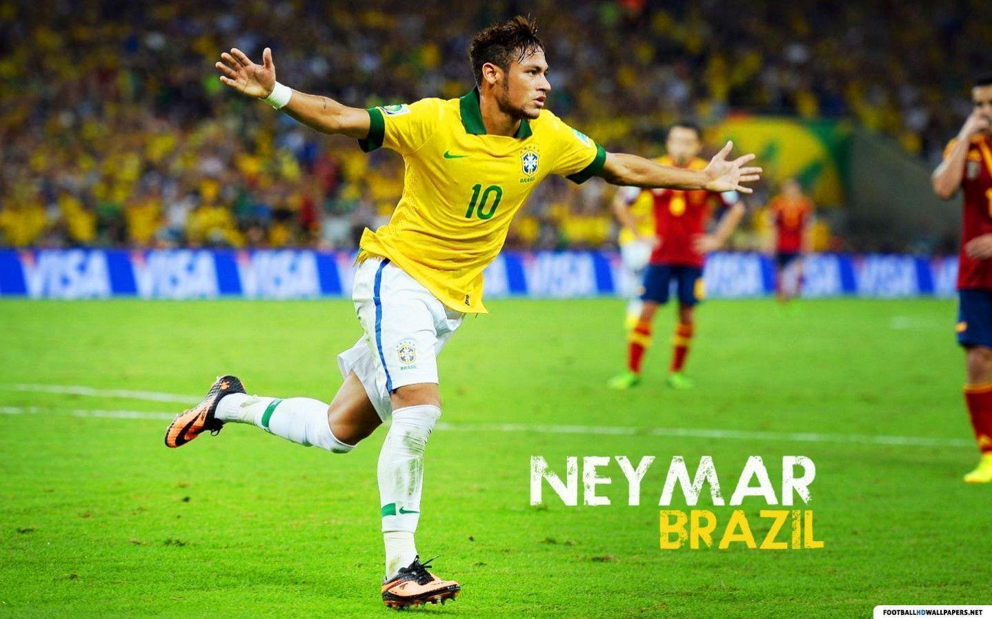 Neymar HD Brazil 2014 football matches wallpaper