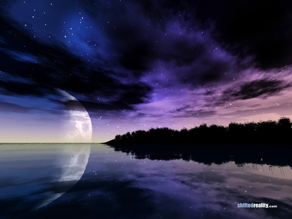 Beautiful Moon Stormy Sky Wallpaper and Picture. Imageize: 68