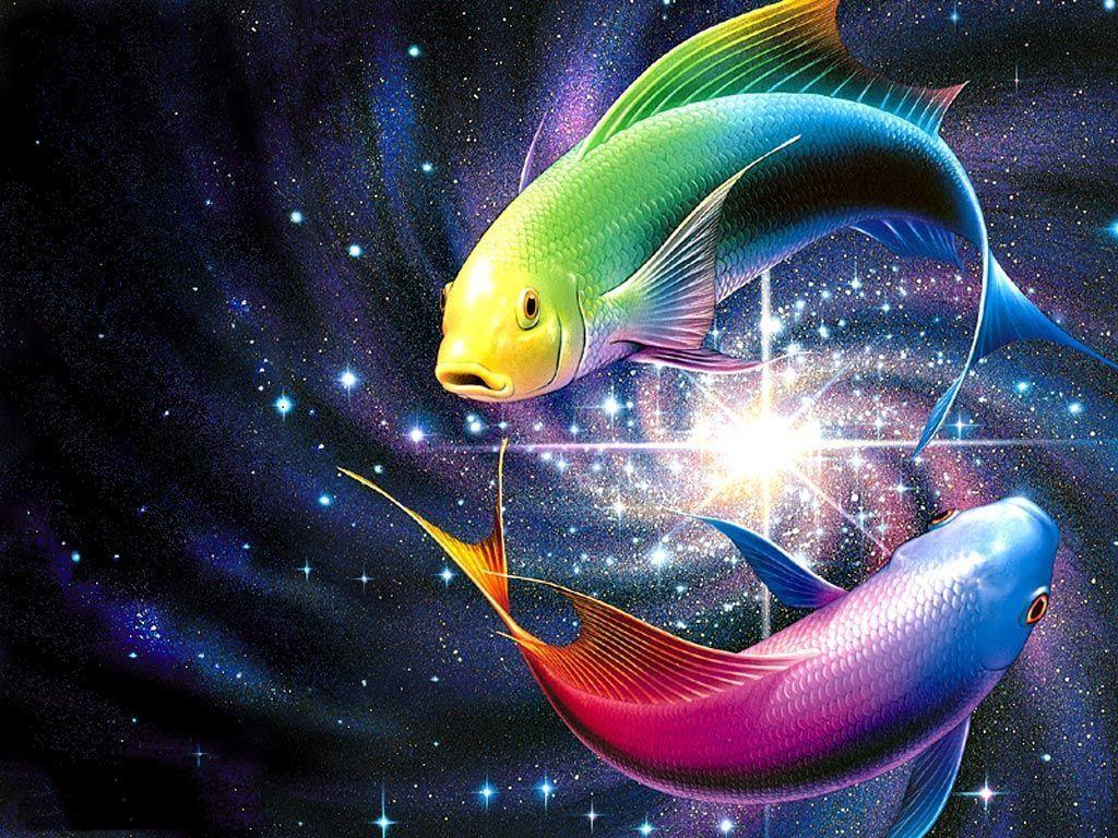 desktop wallpaper 3D fish