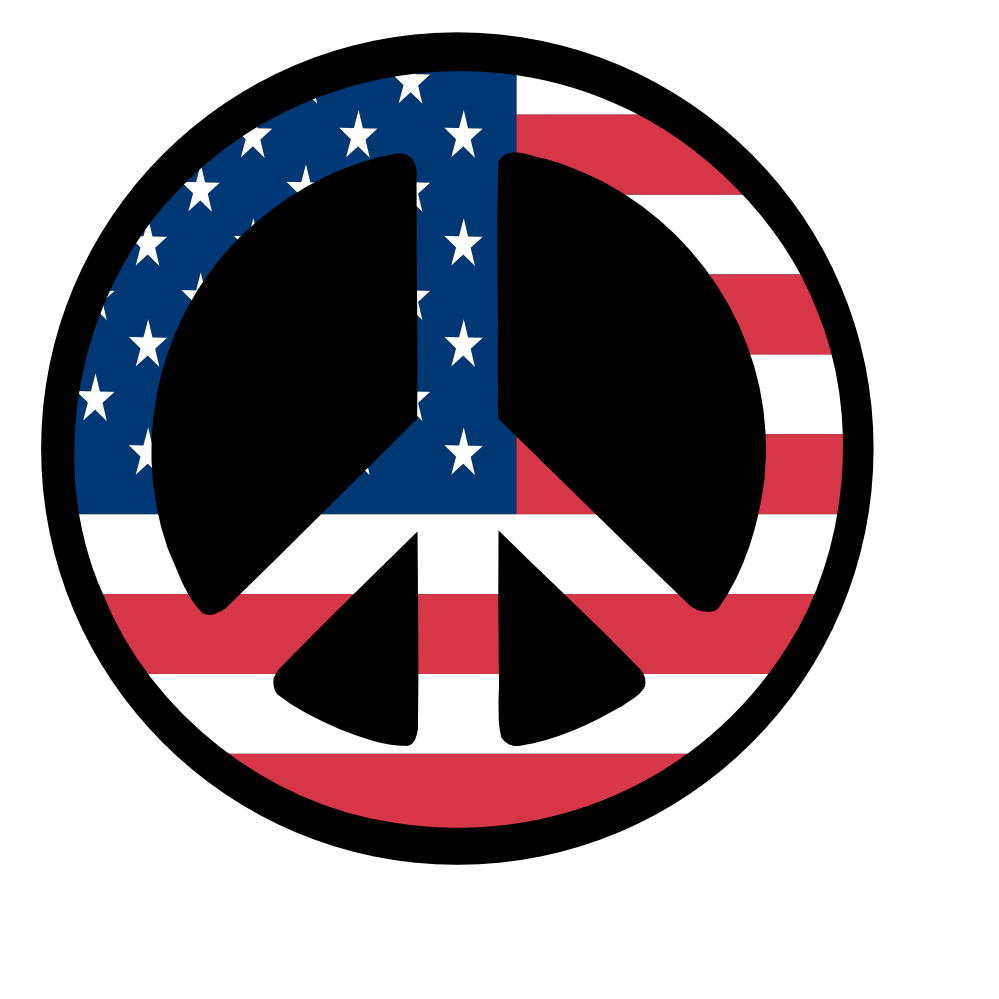 Flag Art us Flag Peace Sign 3 Fav Wall Paper Background Social