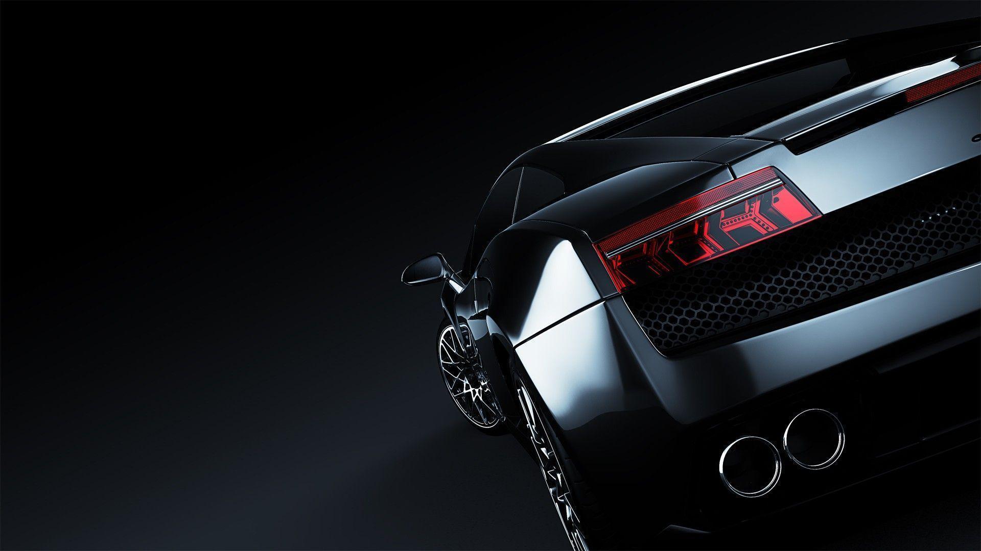 Wallpaper For > Lamborghini Aventador Black Wallpaper HD 1080p