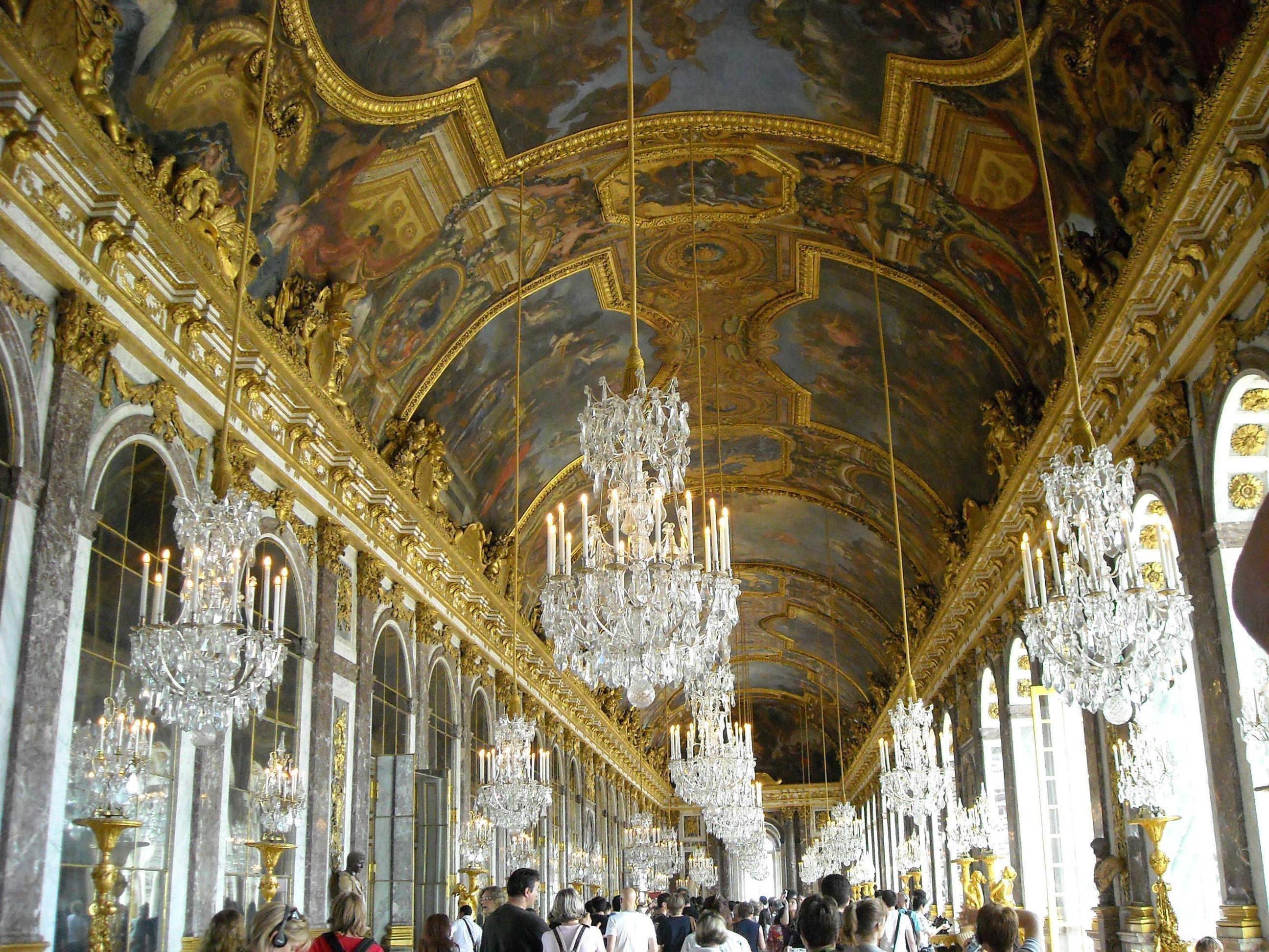 The Palace of Versailles Wallpaper by Teojade HD Wallpaper