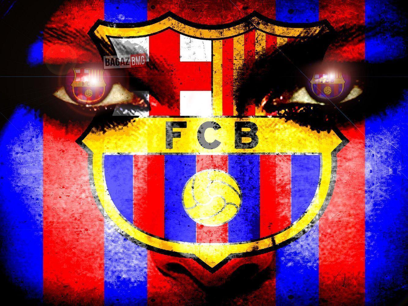 FC Barcelona Logo Wallpaper Barcelona Fan Art