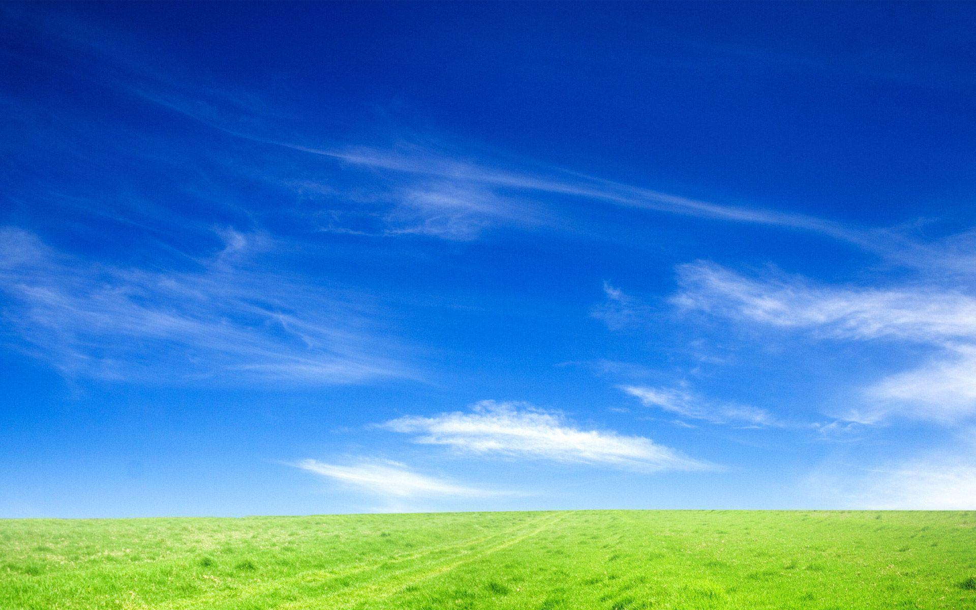 Wallpaper For > Blue Sky Wallpaper