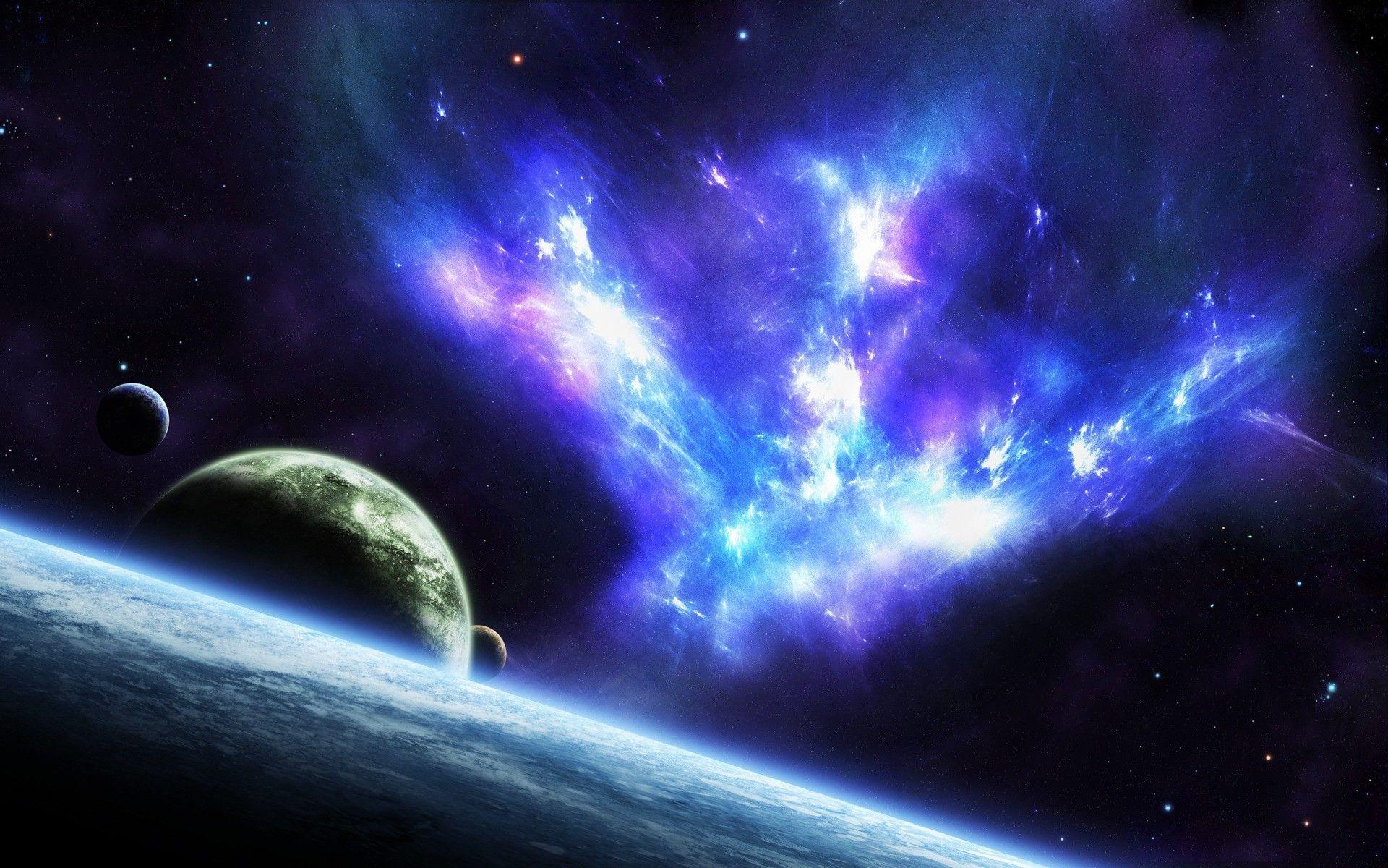Space Planets Stars Wallpaper