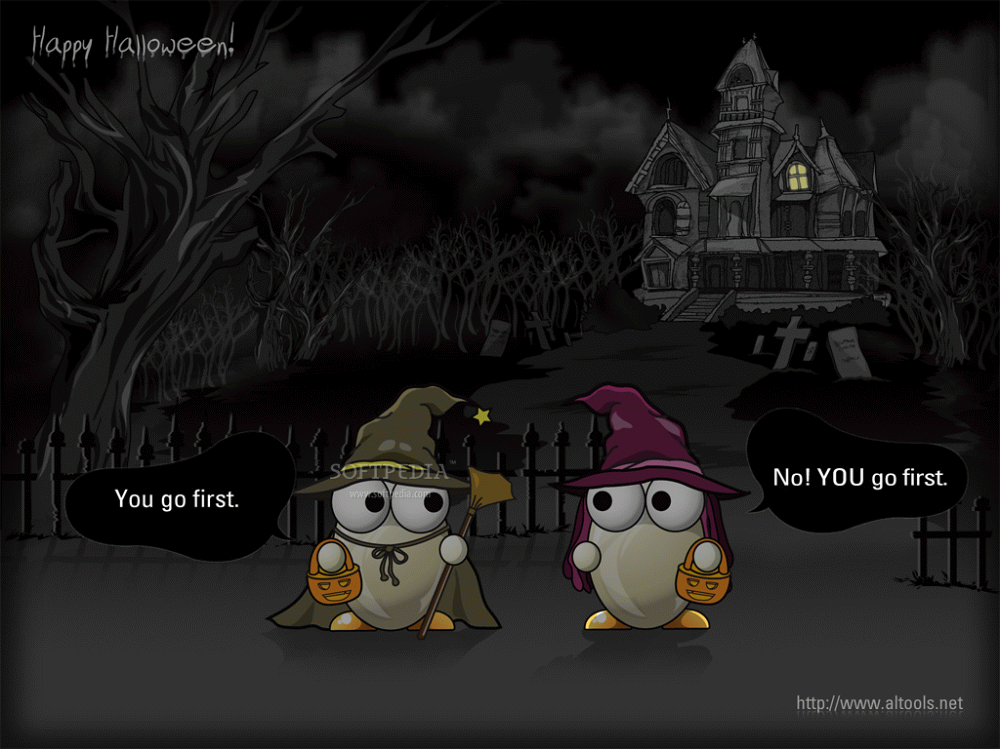 ALTools Spooky Haunted House Halloween Desktop Wallpaper Download