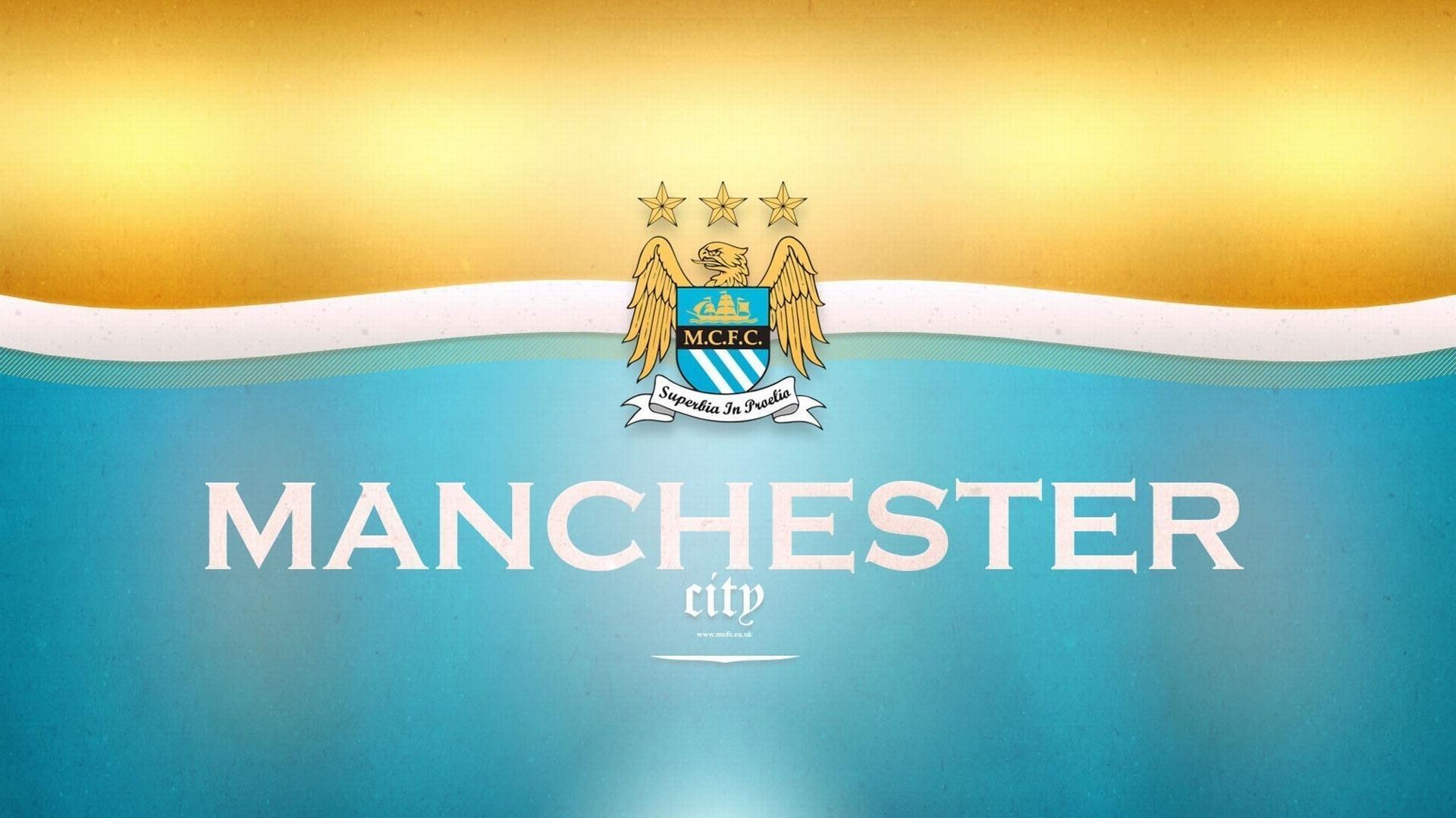 Manchester City Football Logo Wallpaper