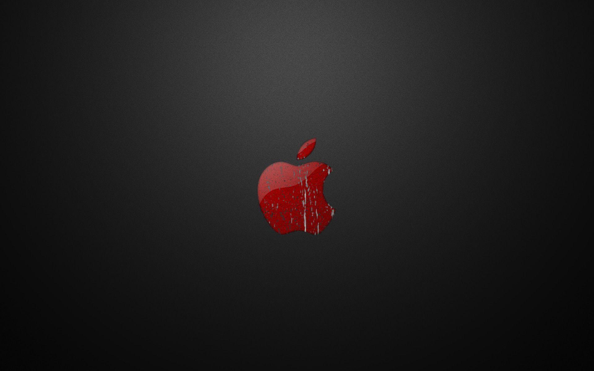 Red Apple system wallpaper Auto desktop background. Computer