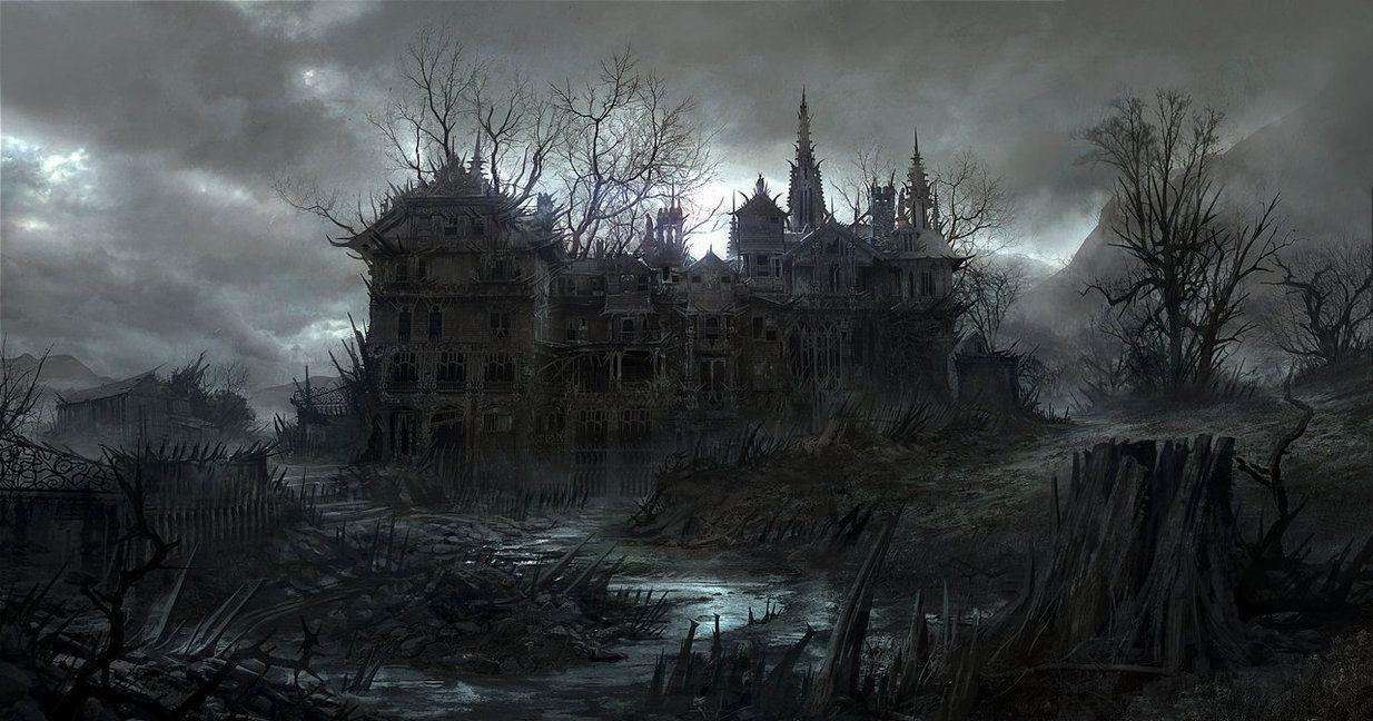 Spooky Haunted House Artworks