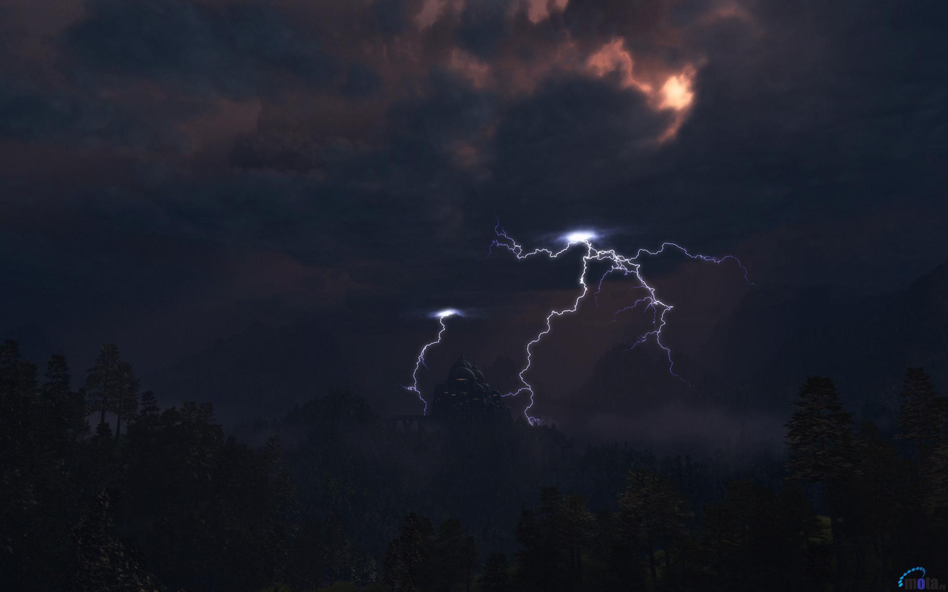HD Dramatic Thunderstorm Wallpaper