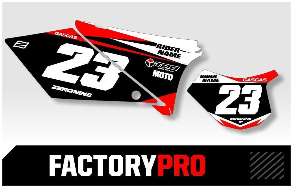 GasGas Custom Printed Motocross Background Pro Series