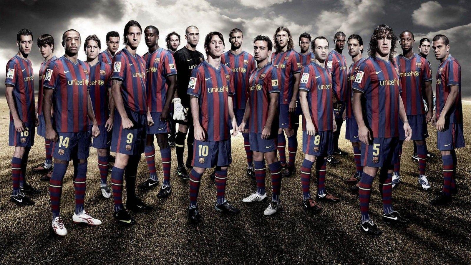 Download HD Image FC Barcelona Squad 2015 Wallpaper. HD