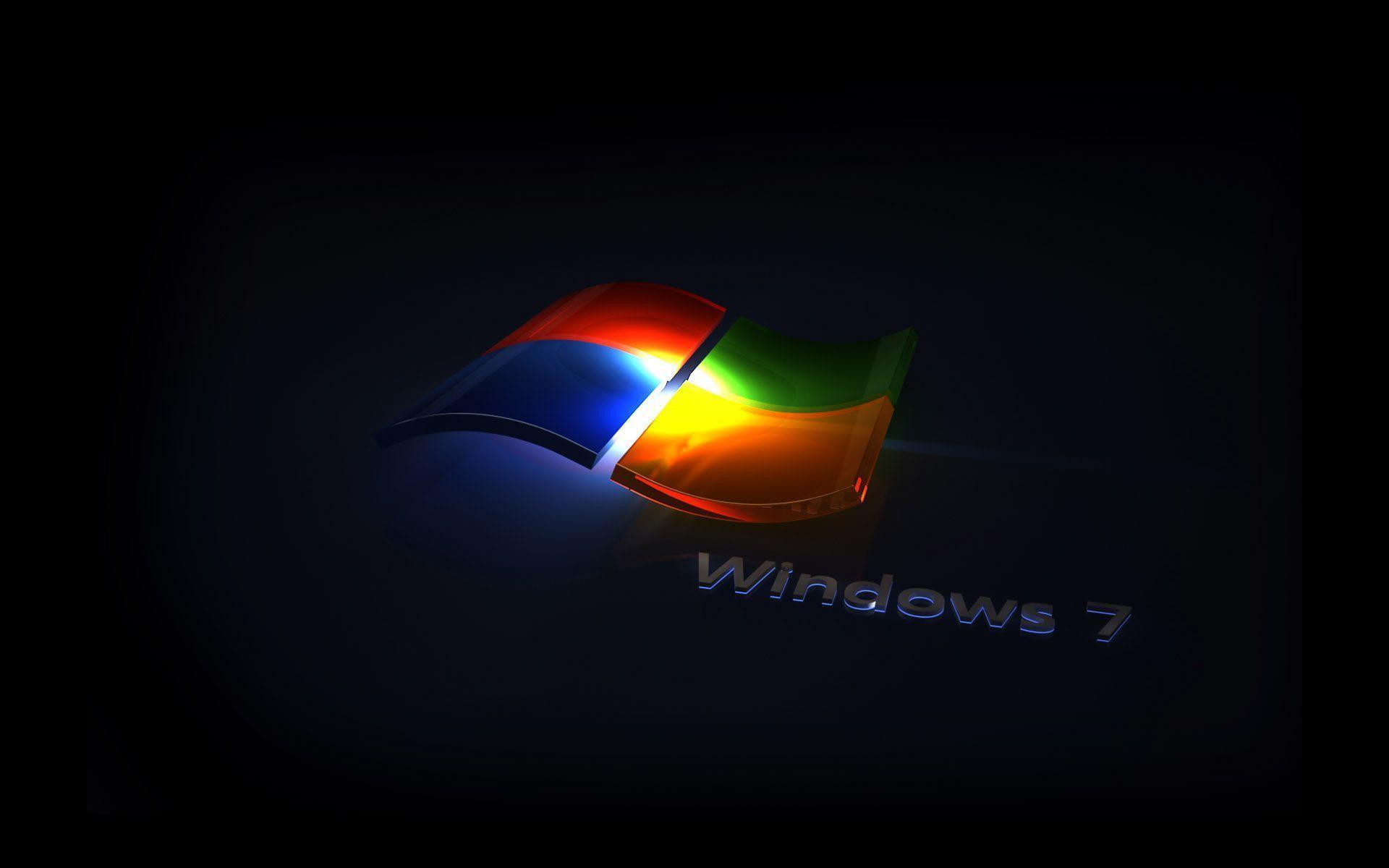 Windows Black Background in Logos