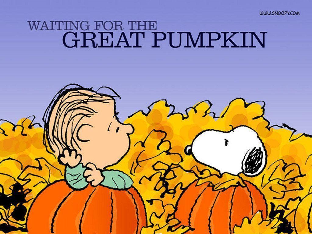 Great Pumpkin Linus Snoopy Peanuts Funny HD wallpaper #