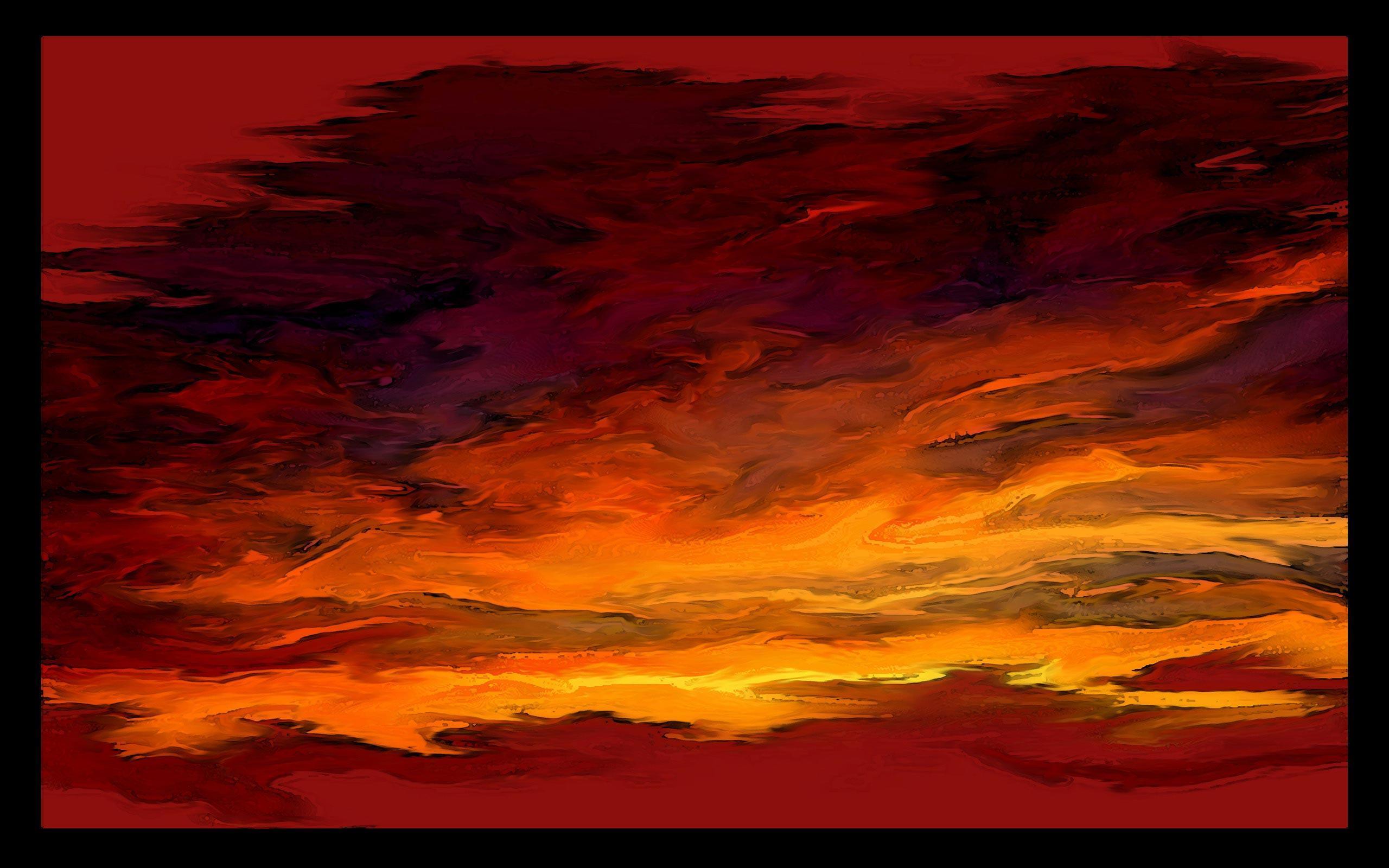 Wallpaper abstract walls sunset background desktop