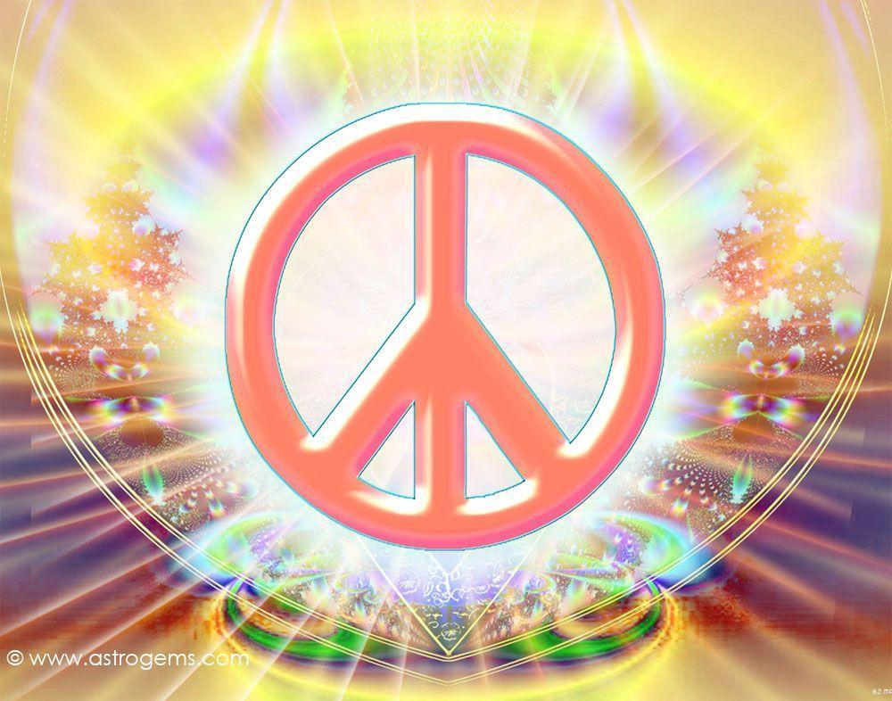 Colorful Peace Sign Background For Desktop