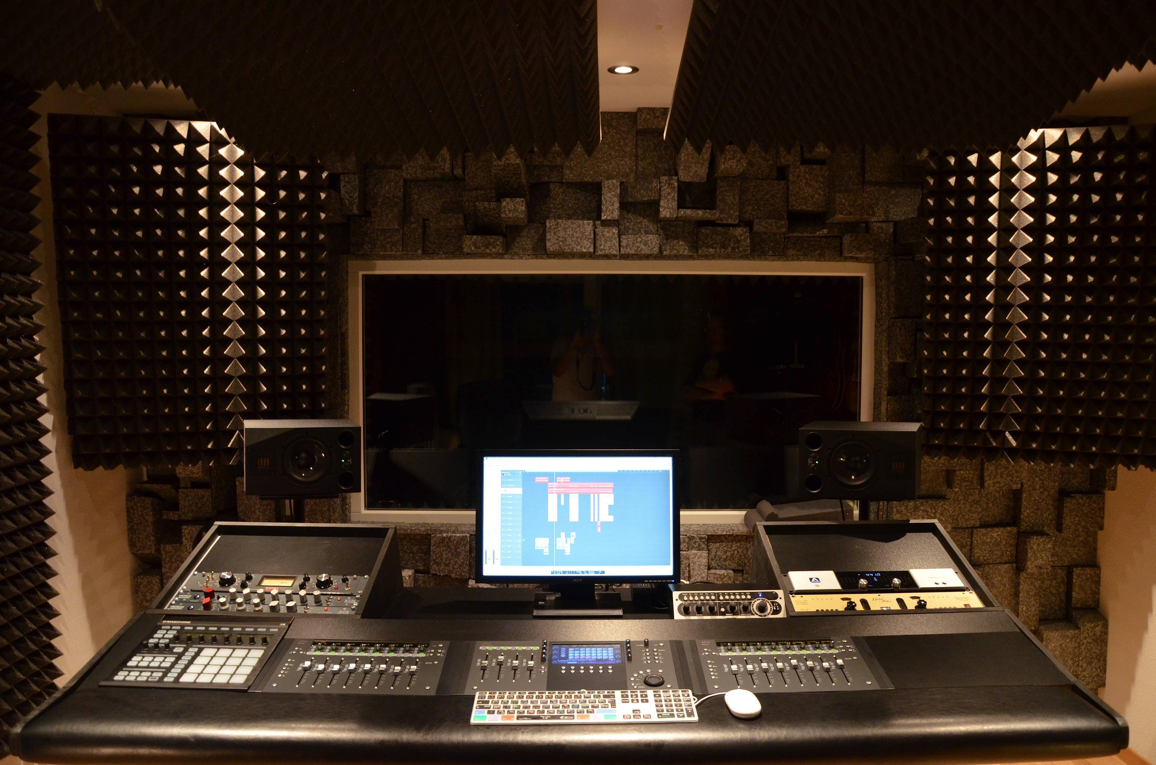 recording studio wallpaper