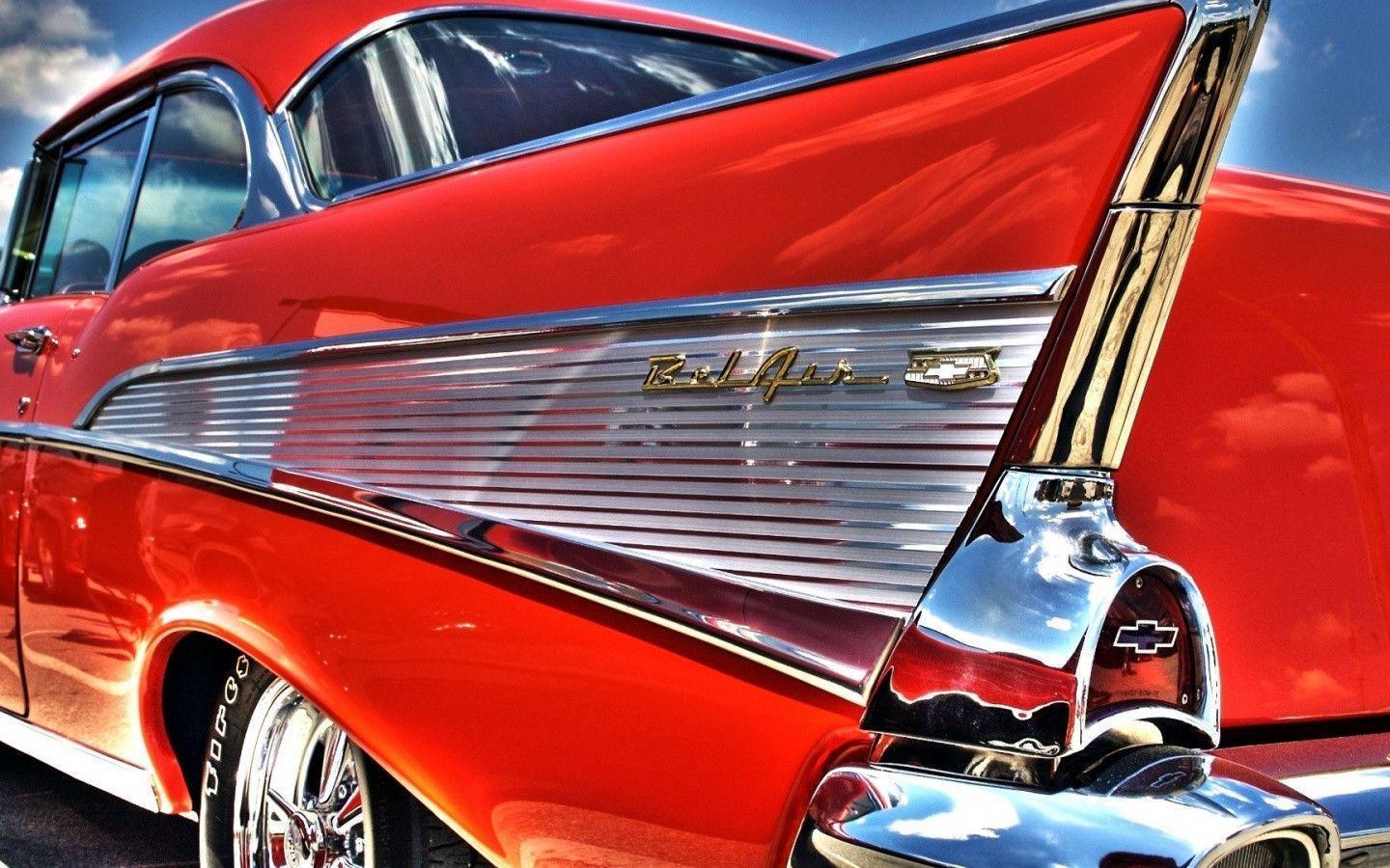Red Chevy. HD Wallpaper For Computer