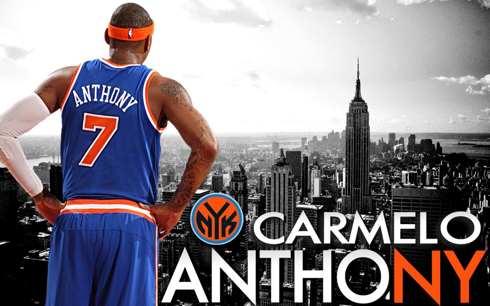 New York Knicks 2014 Carmelo Anthony Wallpaper Wide or HD. Male