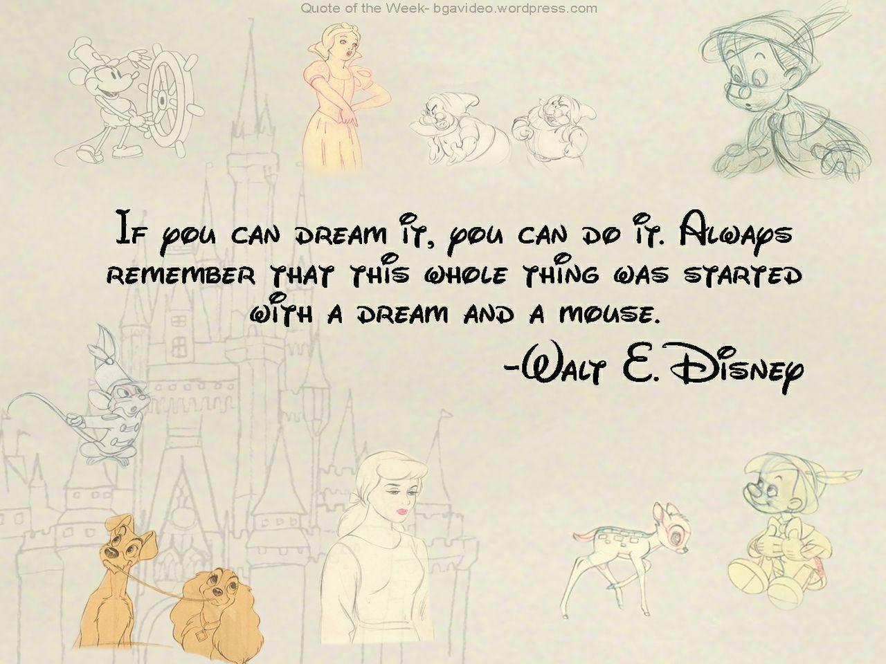 Disney Quote Desktop Wallpaper