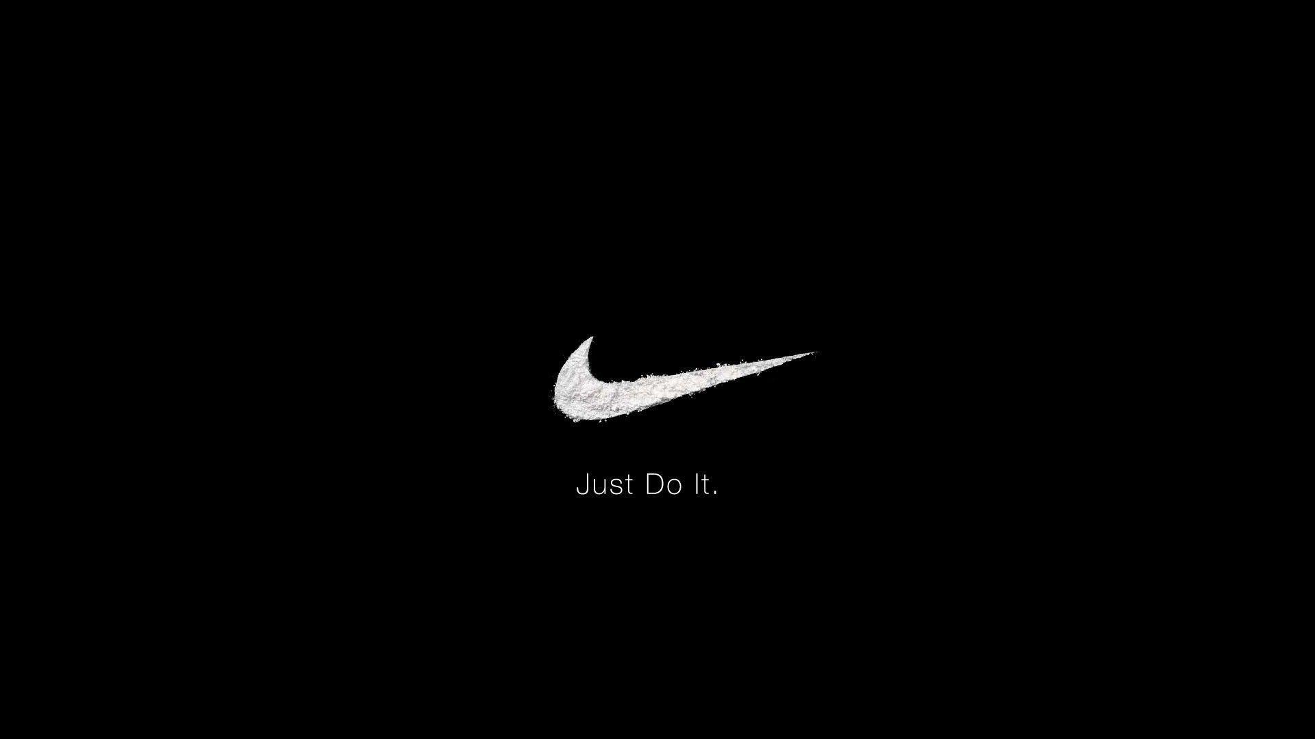 Nike Logo Black HD Wallpaper Background