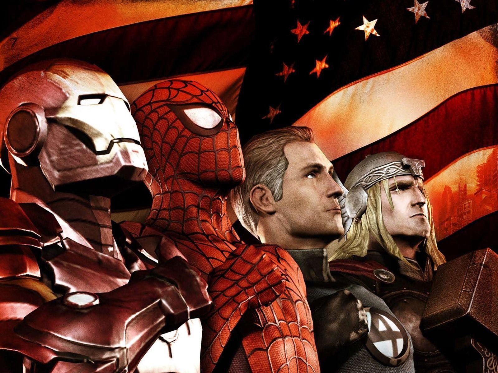 Marvel: Ultimate Alliance 2 Registration Desktop Wallpaper