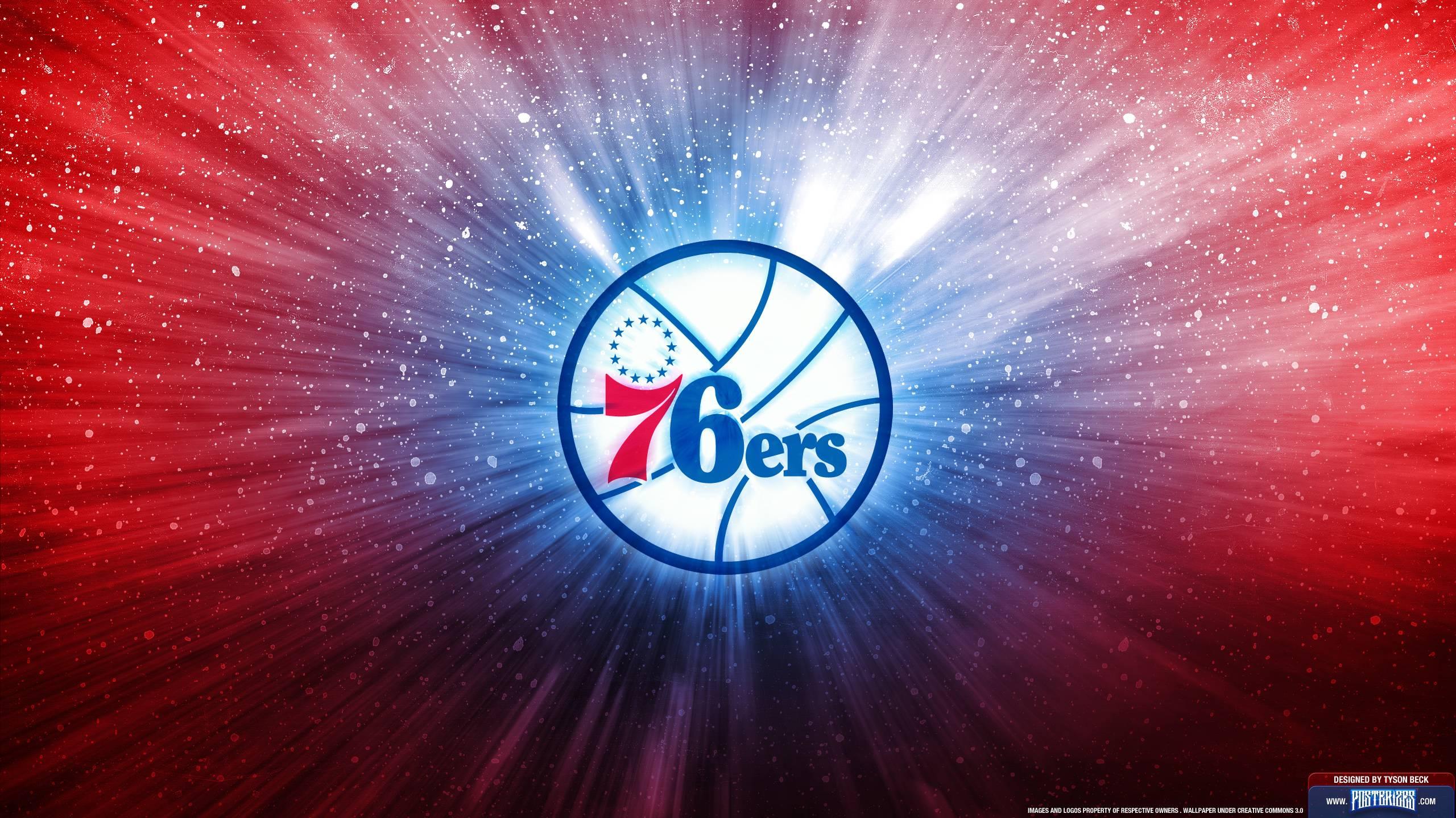 Philadelphia 76ers Logo Wallpaper. Posterizes. NBA Wallpaper