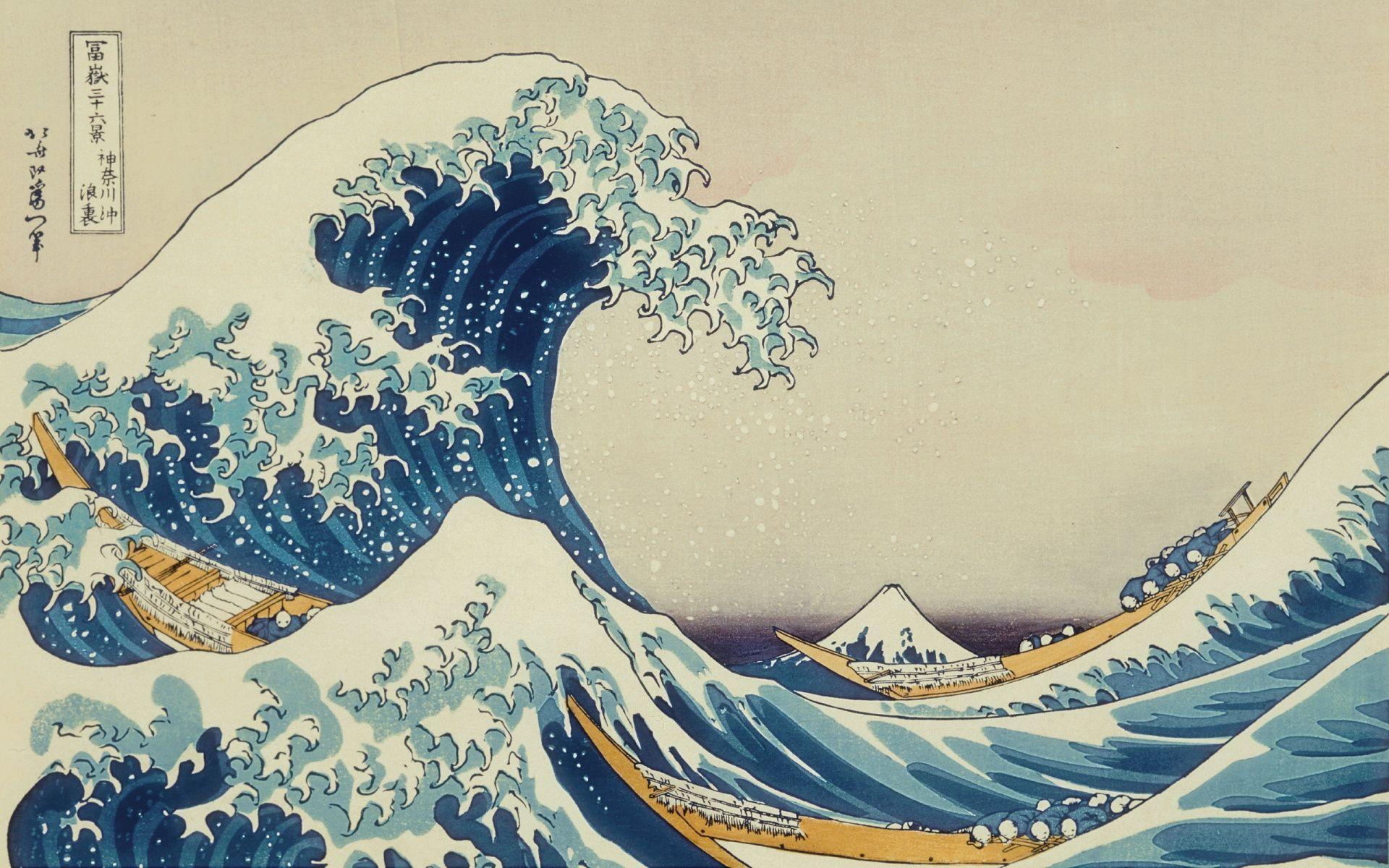 The Great Wave Off Kanagawa Wallpaper Japan Art