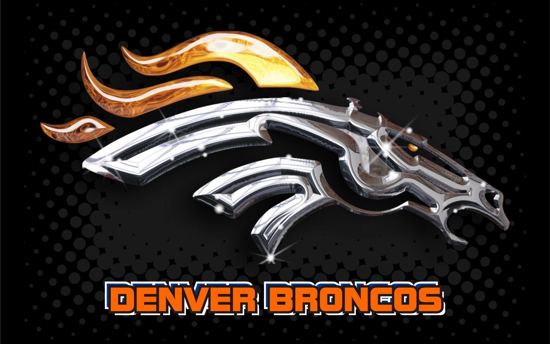 Denver Broncos 2014 NFL Logo Wallpaper Wide or HD