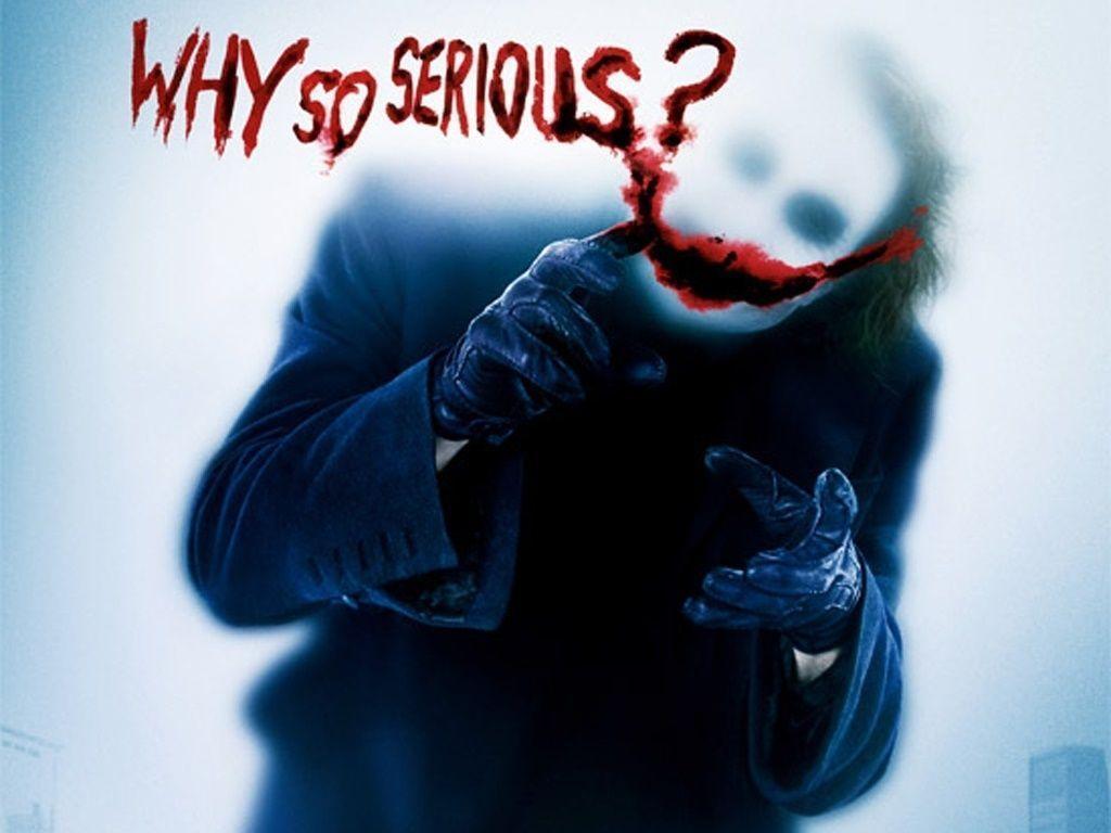 why so serious? Joker Wallpaper