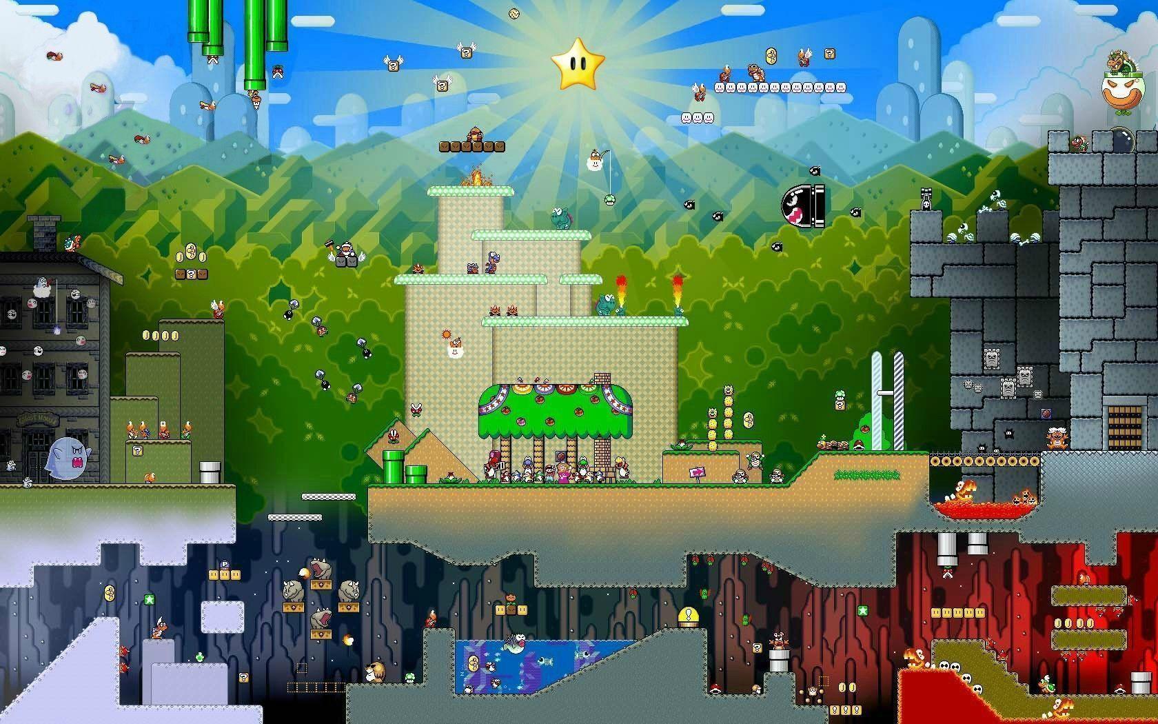Awesome Super Mario Wallpaper. The Digital Record