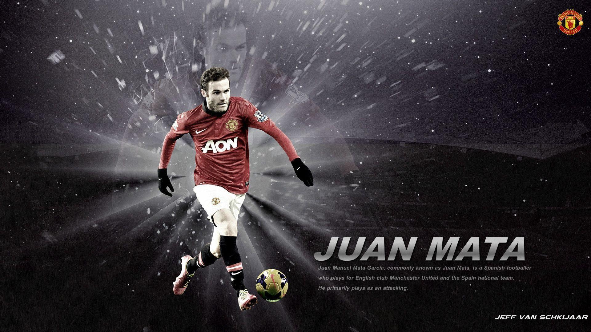 Juan Mata Wallpaper. Black HD Wallpaper