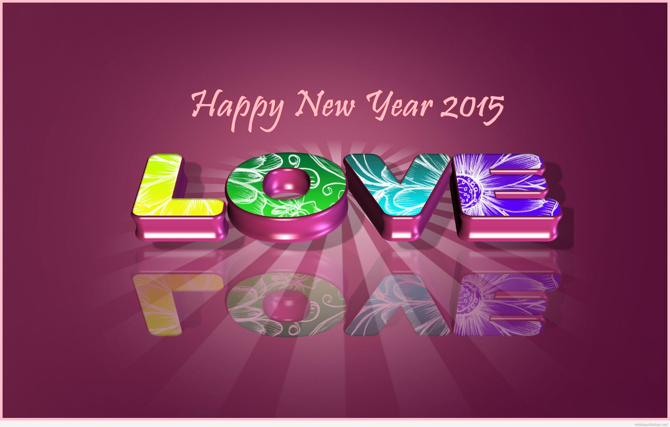 Love wallpaper new year 2015 image
