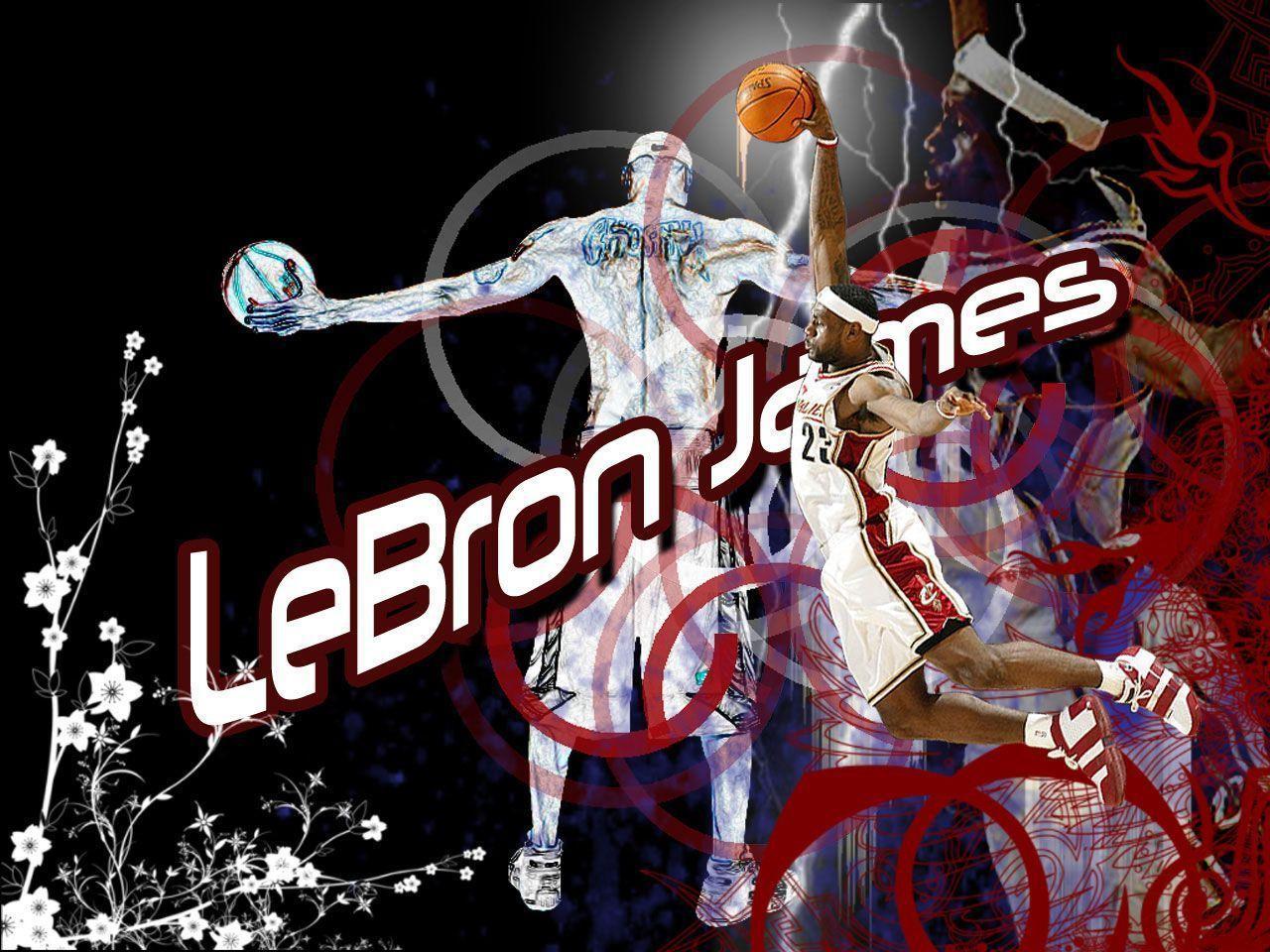 Basketball Wallpaper. Lebron James Dunk Heat Celtics Wallpaper