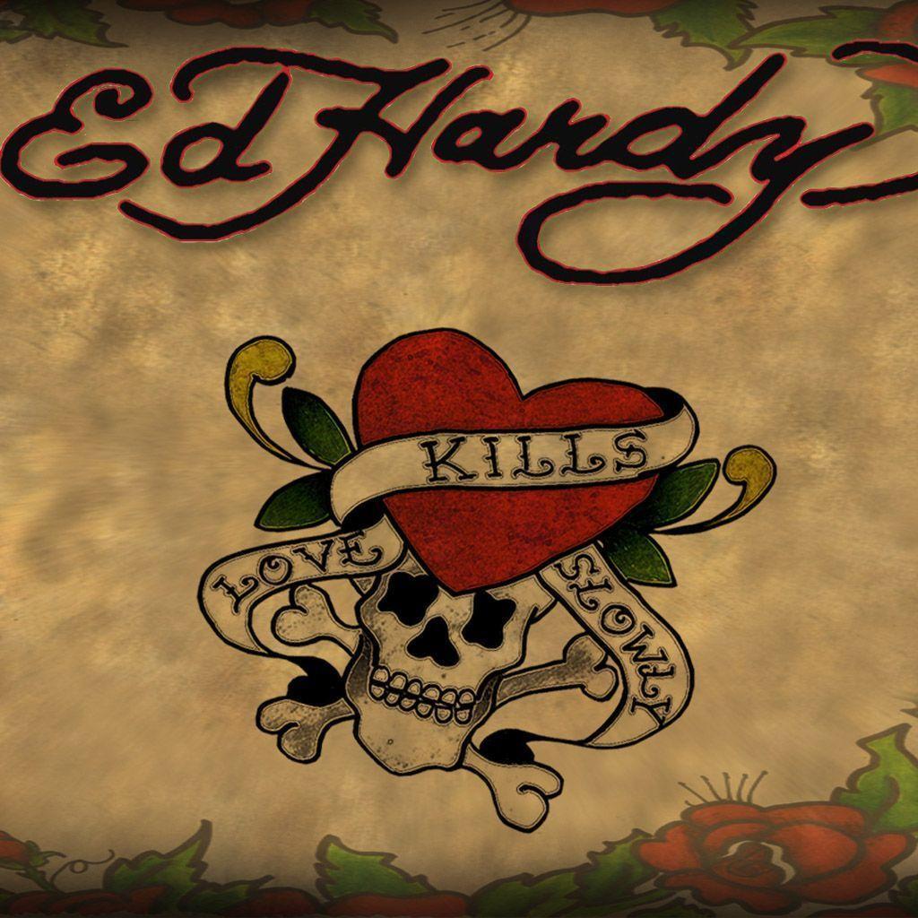Ed Hardy iPad Wallpaper, Background and Theme