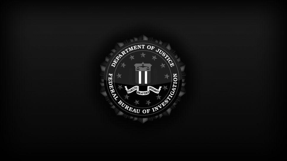 fbi fbi logo black