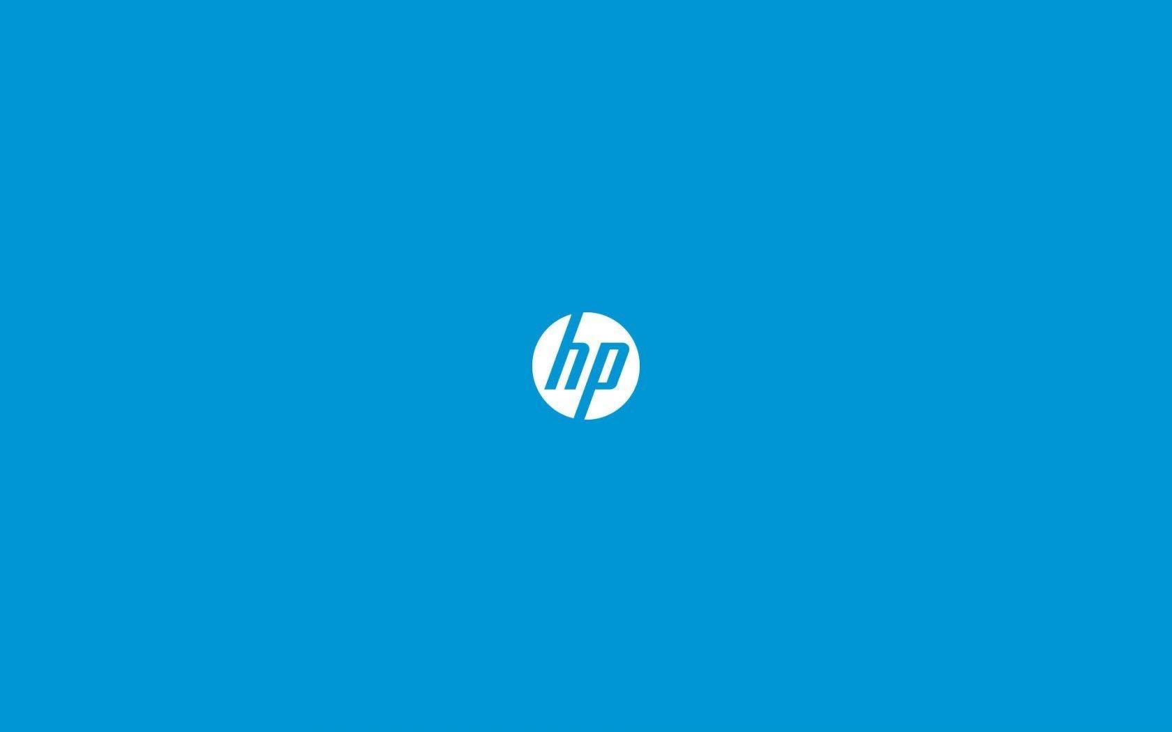 HP Logo Blue HD Wallpaper