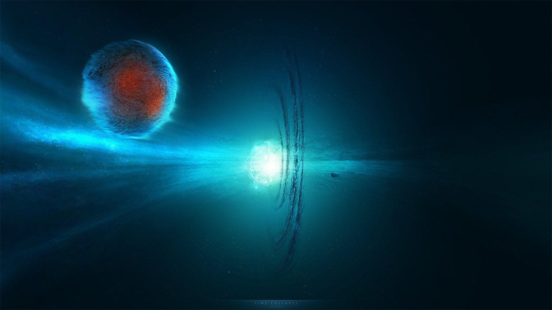 Space Planets Sci Fi Art HD Wallpaper