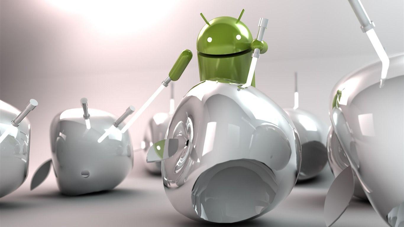 Android Vs Apple Android Logo Robotics Desktop Wallpaper
