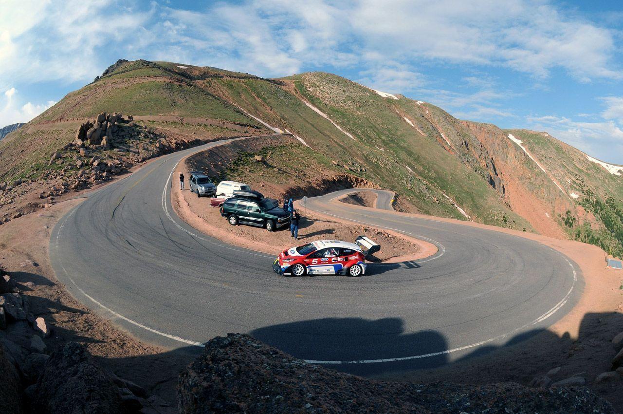 Car picture ford fiesta 800 hp rally car at pikes peak photo