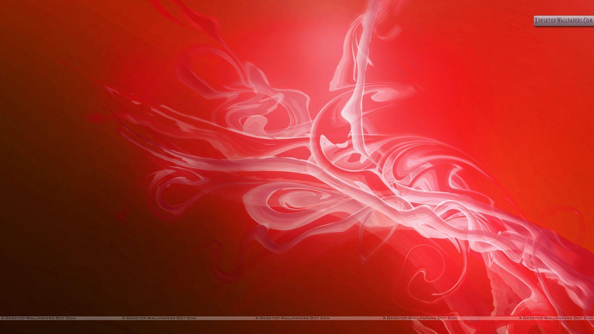 Red And White Background Wallpaper