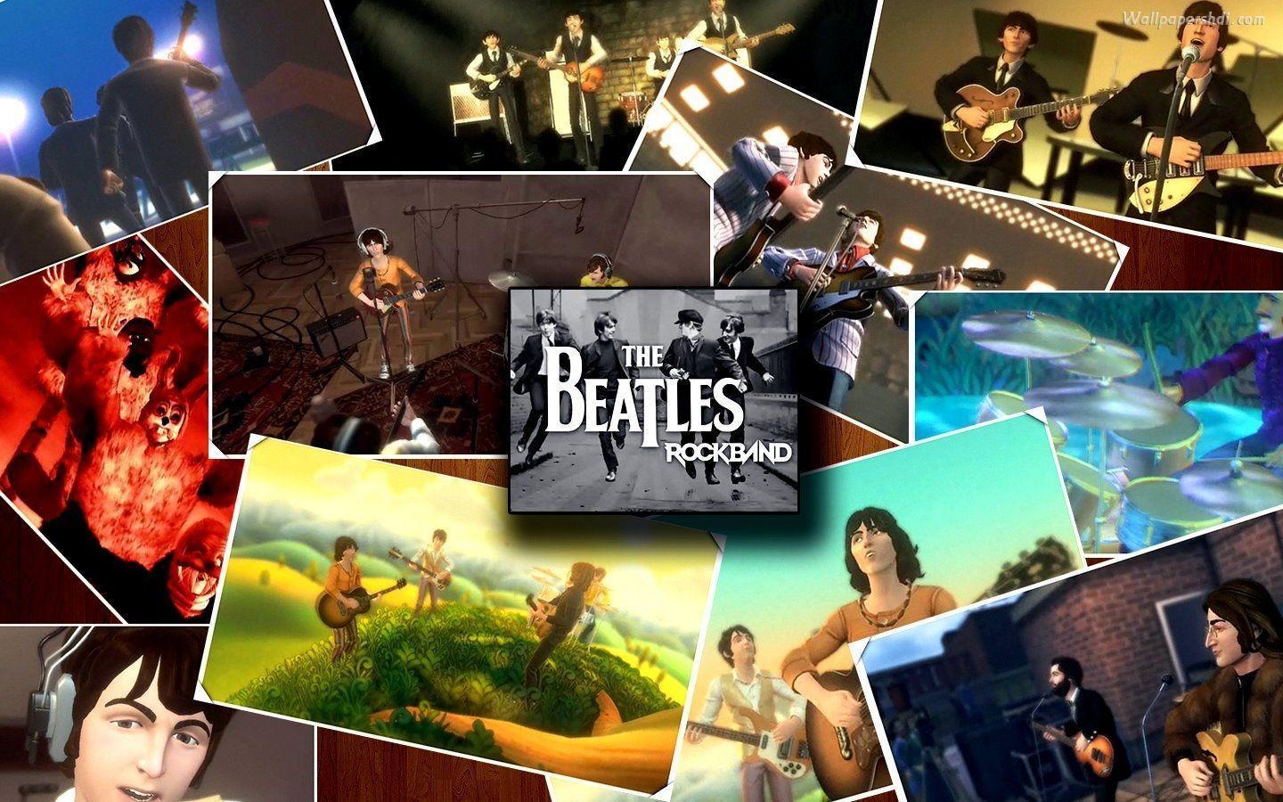 Wallpaper For > Beatles Rockband Wallpaper