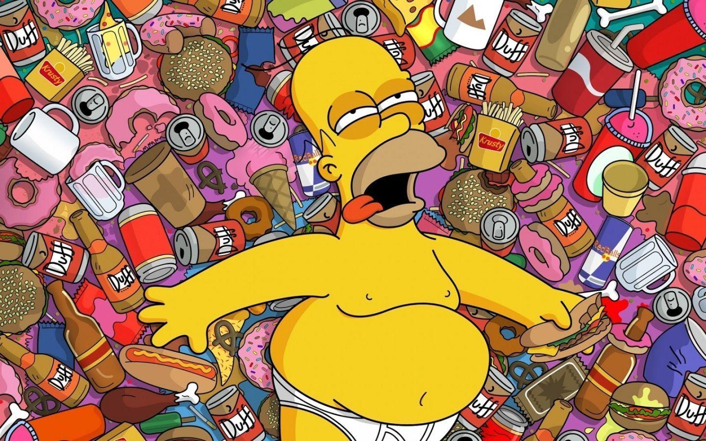 Drawn Heroes. The Simpsons Wallpaper